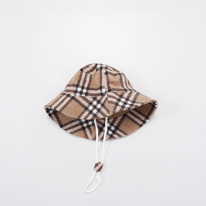 Wholesale Cotton Plaid Leopard Bucket Hat